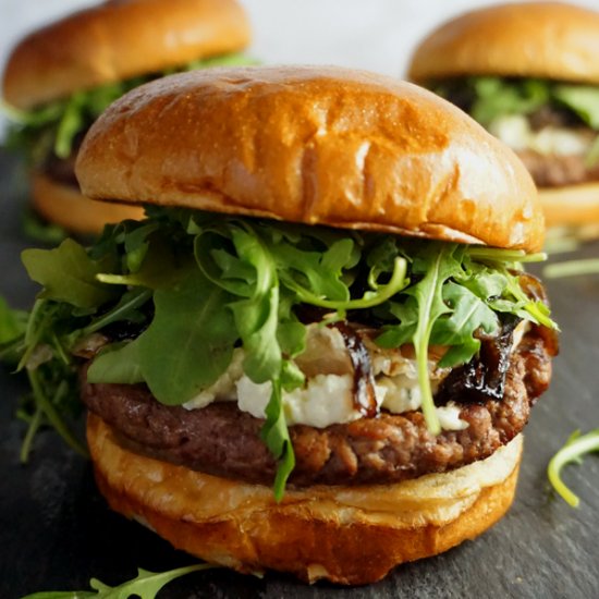 Boursin Balsamic Burgers