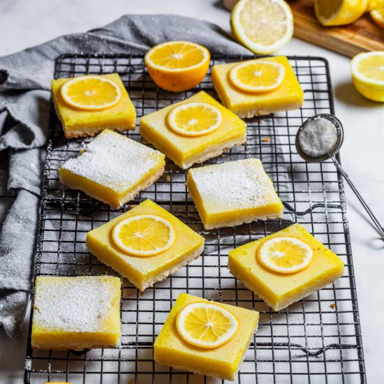 Classic Easy Meyer Lemon Bars