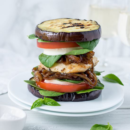 Chicken and Summer Veggie Stacks