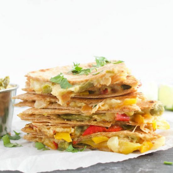 Pineapple Jalapeno Quesadilla