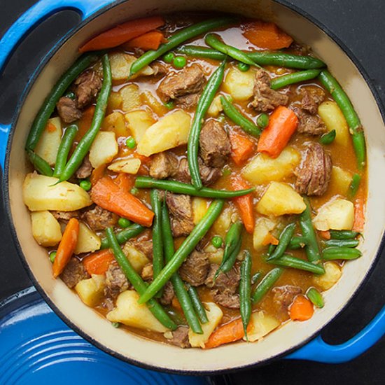 Lamb Stew with Spring Vegetables