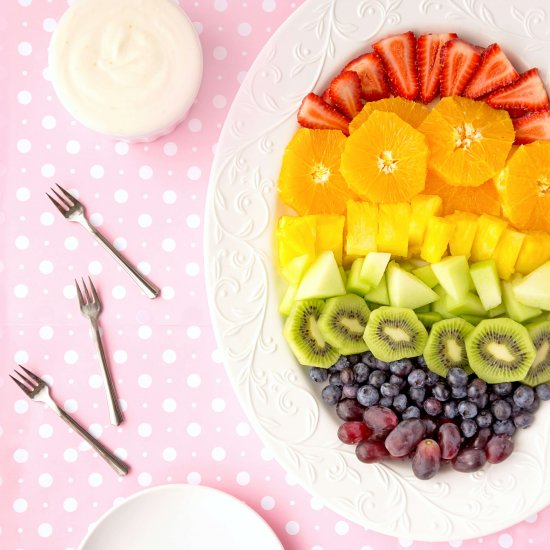 Rainbow Fruit Tray