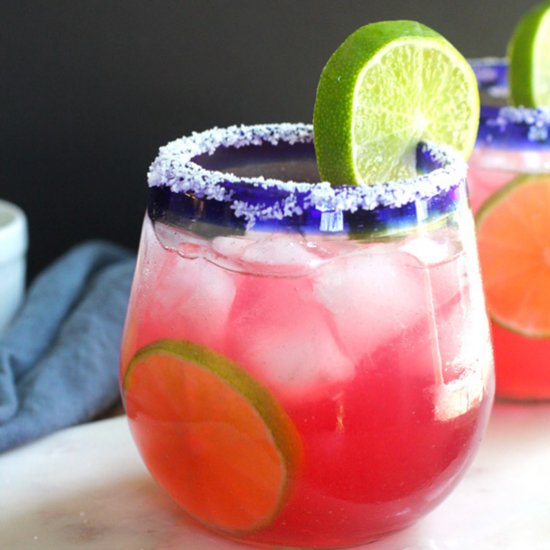 Super Simple Cranberry Margaritas