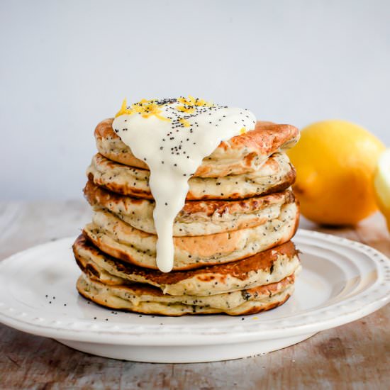 Lemon Poppy Seed Pancakes