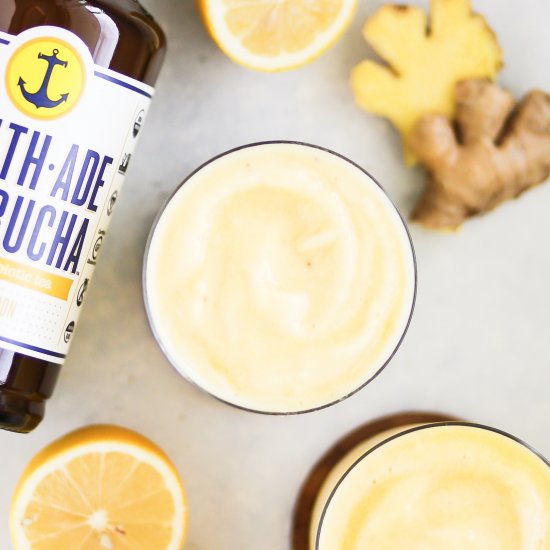 Lemon Ginger Kombucha Smoothie