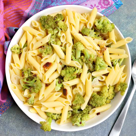 Roasted Romanesco Pasta