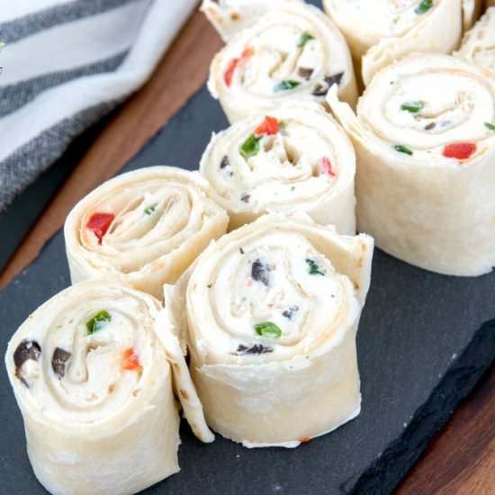 Cream Cheese Pinwheels Appetizer