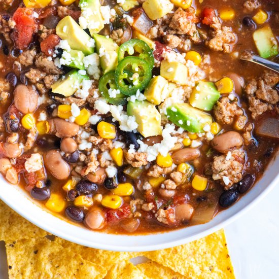 Easy Weeknight Taco Soup