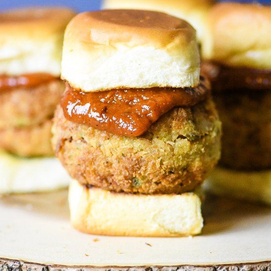 Cajun Turkey Boudin Sliders