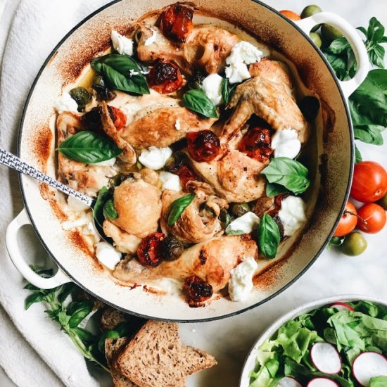 Caprese Baked Chicken