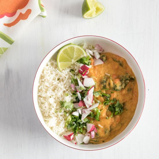 Coconut Red Lentil Curry