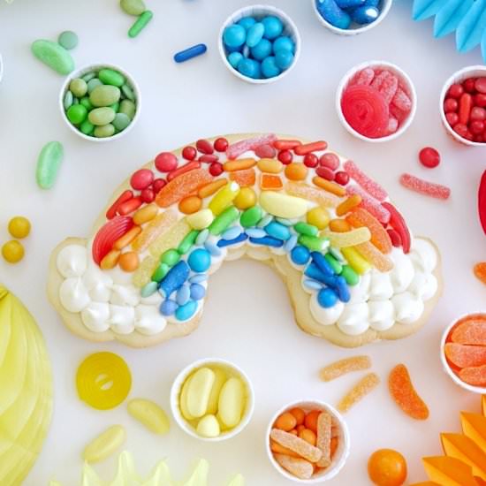 Rainbow Cookie Cake Recipe