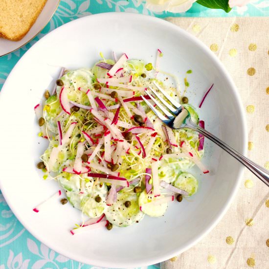 French Cucumber Salad