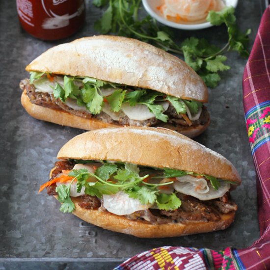 Lemongrass Pork Banh Mi