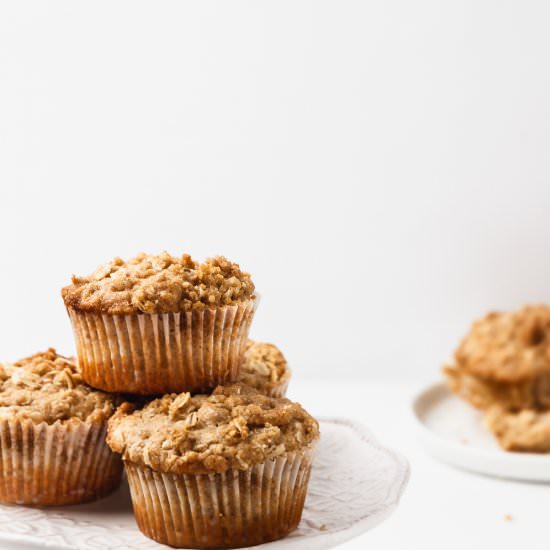 Brown Sugar Oatmeal Muffins