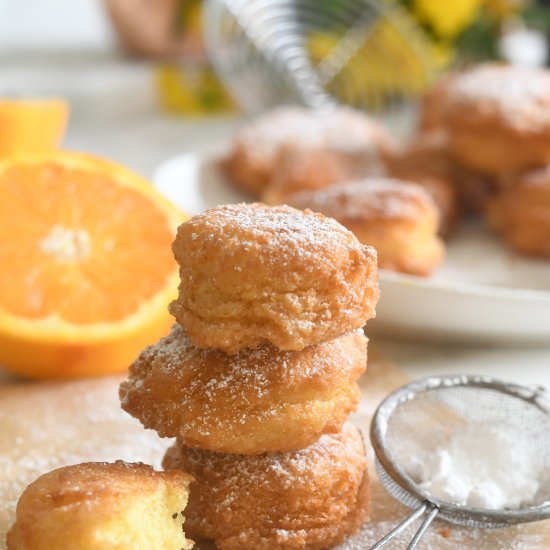 zeppole with ricotta