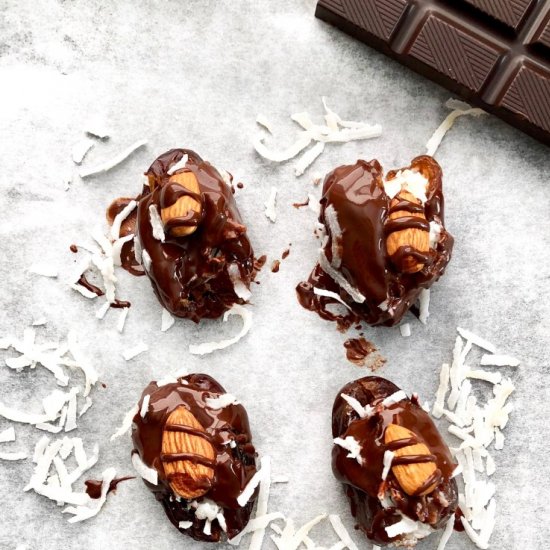 Almond Joy Date Truffles (vegan/GF)