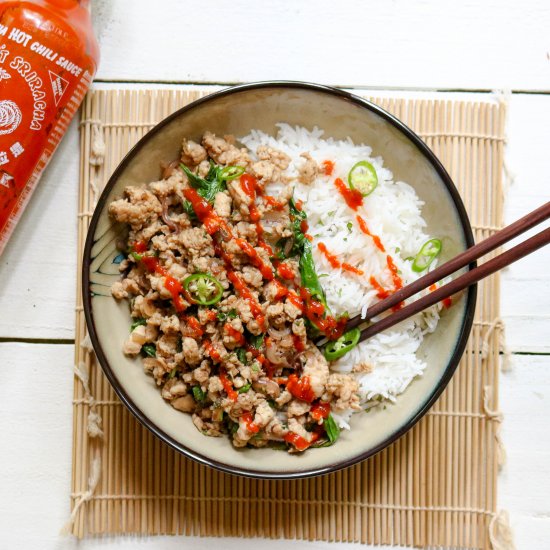 thai basil pork