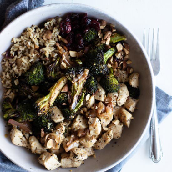 Chicken and Broccoli Bowls