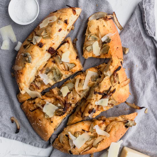 Dried Tomato & Artichoke Focaccia