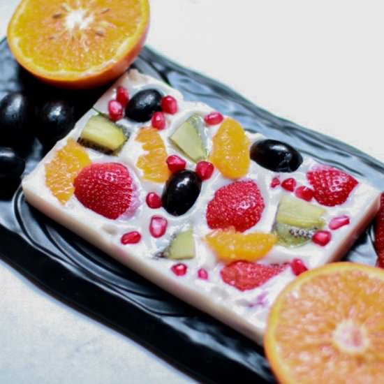 Agar-Agar Fruit Jelly Cake