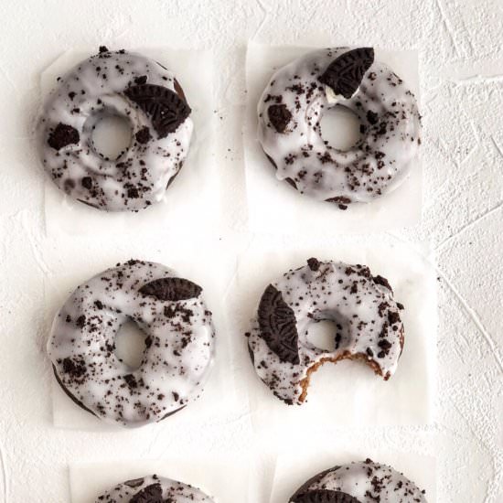 Oreo cookie doughnuts