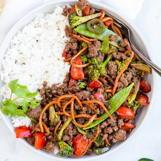 30-Minute Korean Beef Stir Fry