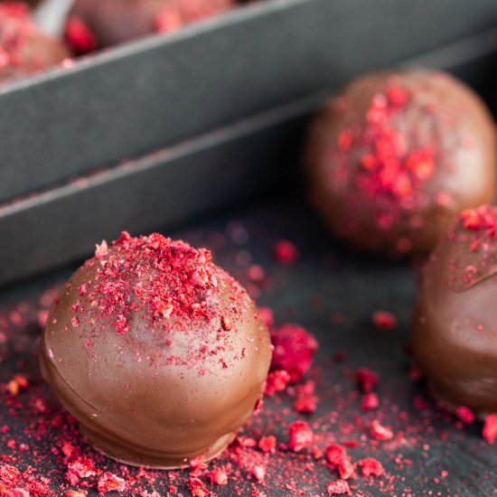 Chocolate Raspberry Truffles