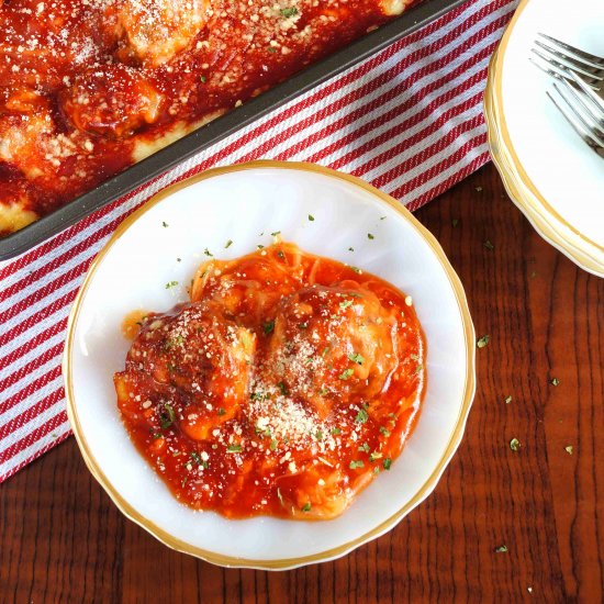 Meatball Parmesan Casserole