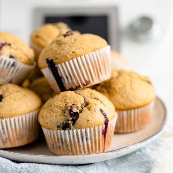 Blueberry Flax Muffins