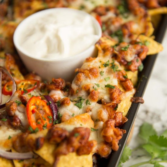 BBQ Chicken Nachos