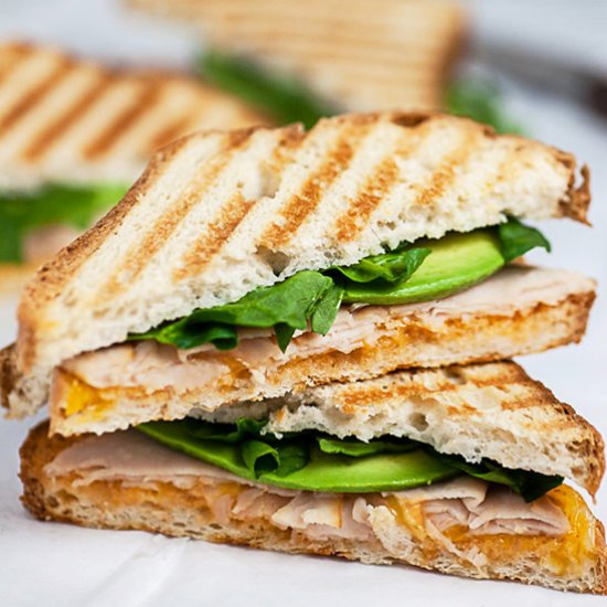 Chipotle Chicken Panini Sandwich