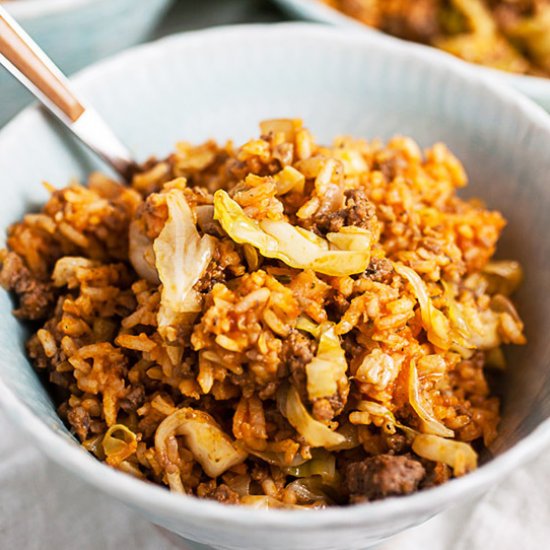 Cabbage Roll In A Bowl