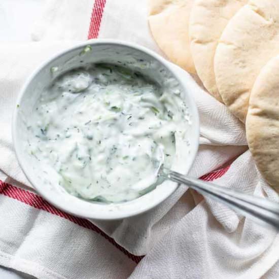 Greek tzatziki sauce