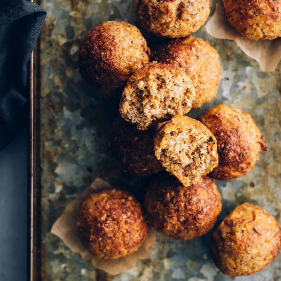 Carrot Walnut Meatballs