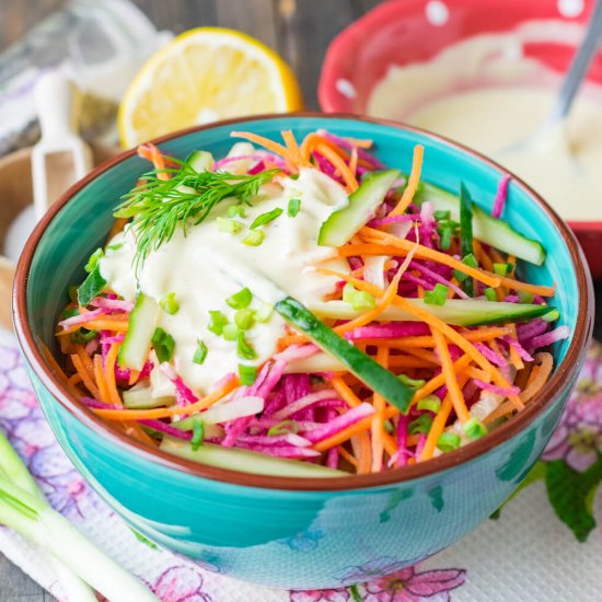 Watermelon Radish Salad