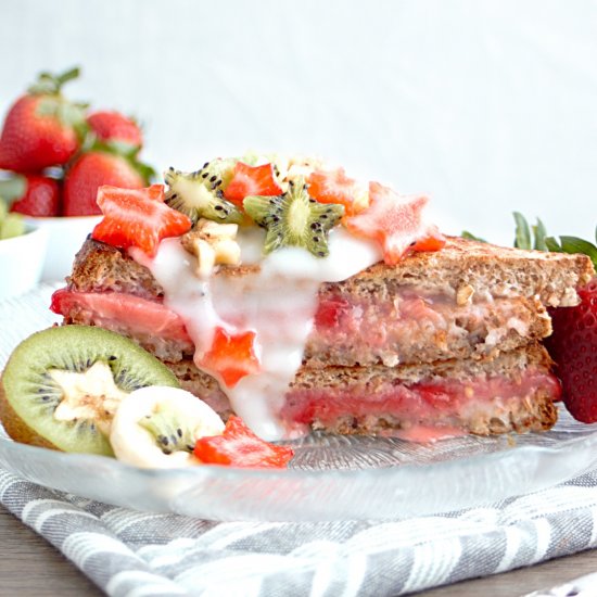 Vegan Strawberry French Toast