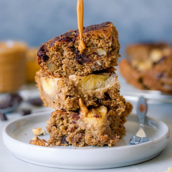 Peanut butter banana bread