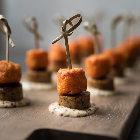 Chicken Sausage Sweet Potato Bites