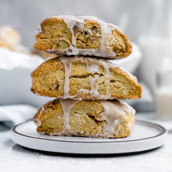 Earl Grey Walnut Honey Scones