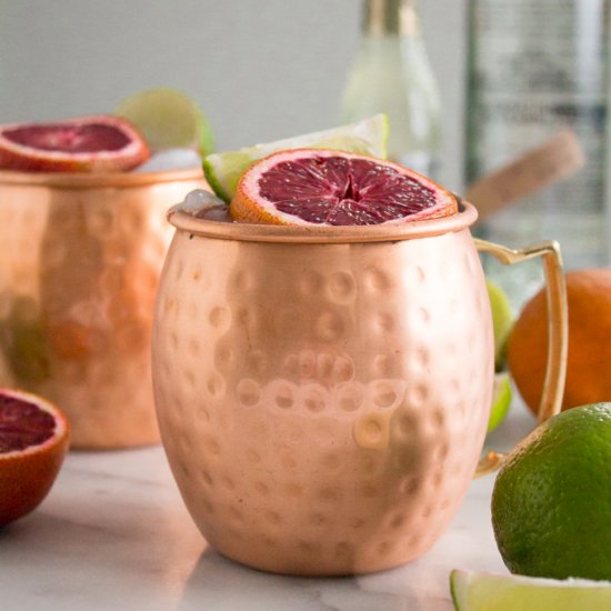 Blood Orange Moscow Mule