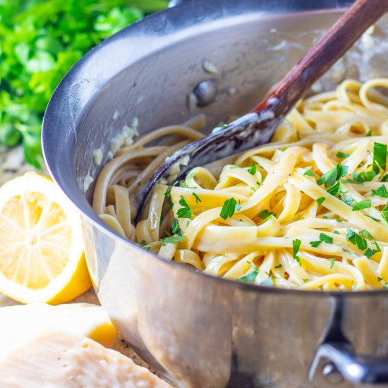 Homemade Fettuccine Alfredo