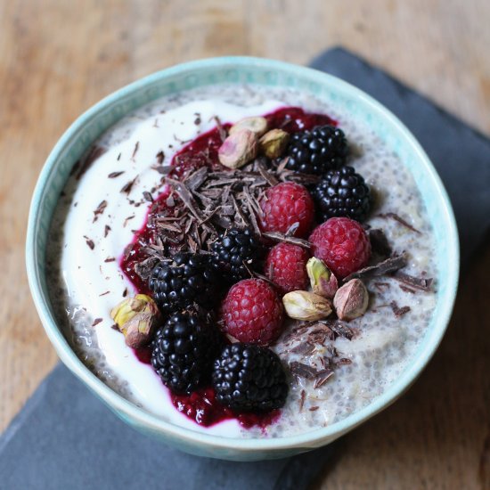 Delicious Fruity Chia Pudding