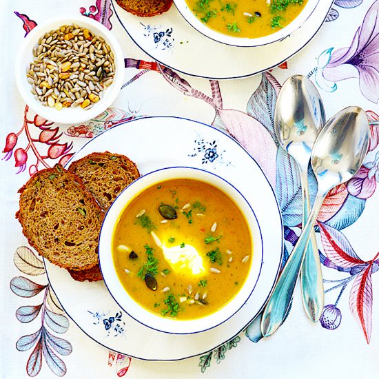 Spicy Butternut Squash Soup