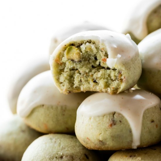 Pistachio Drop Cookies