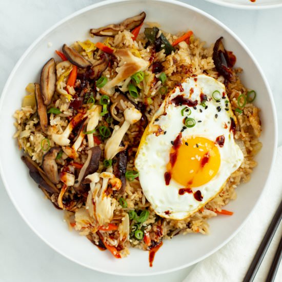 Mushroom Fried Rice