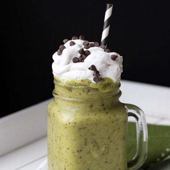 Healthy Vegan Shamrock Shake