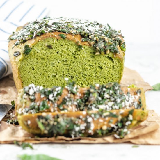 Low Carb Pesto Bread