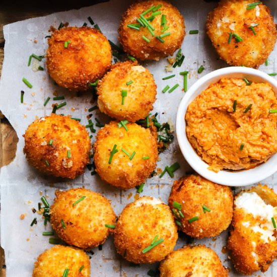 Crunchy Fried Goat Cheese Balls