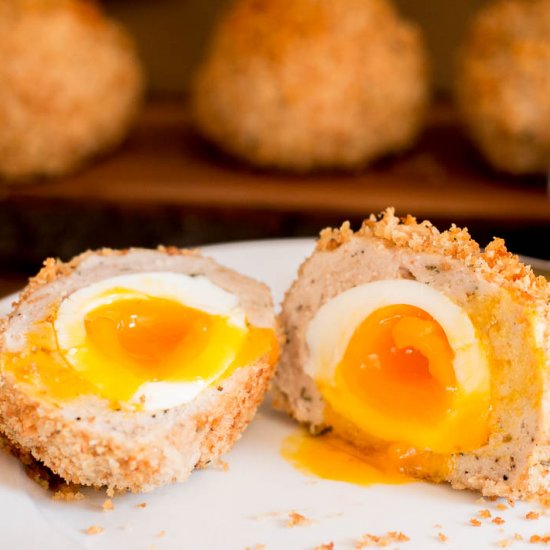 Baked Turkey Scotch Eggs